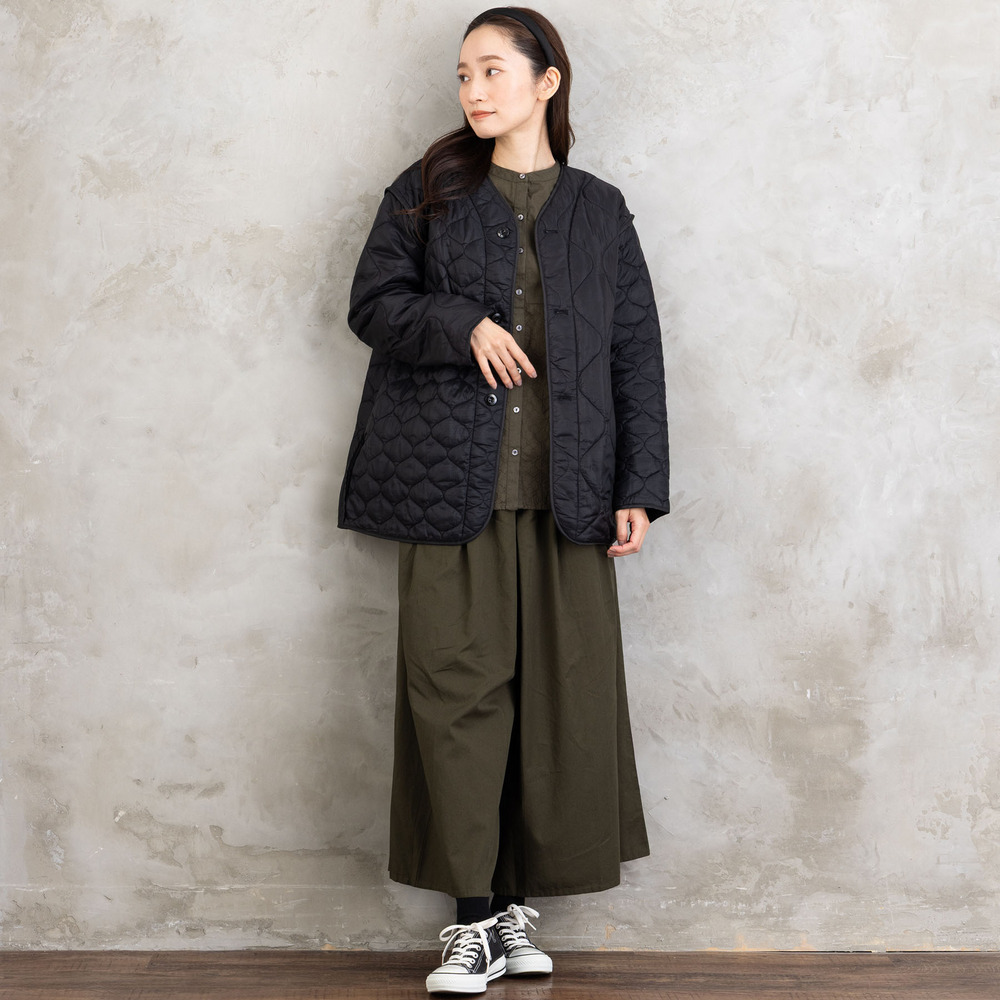 21号(6L~) INDESIGN コットンツイルワイドパンツ8