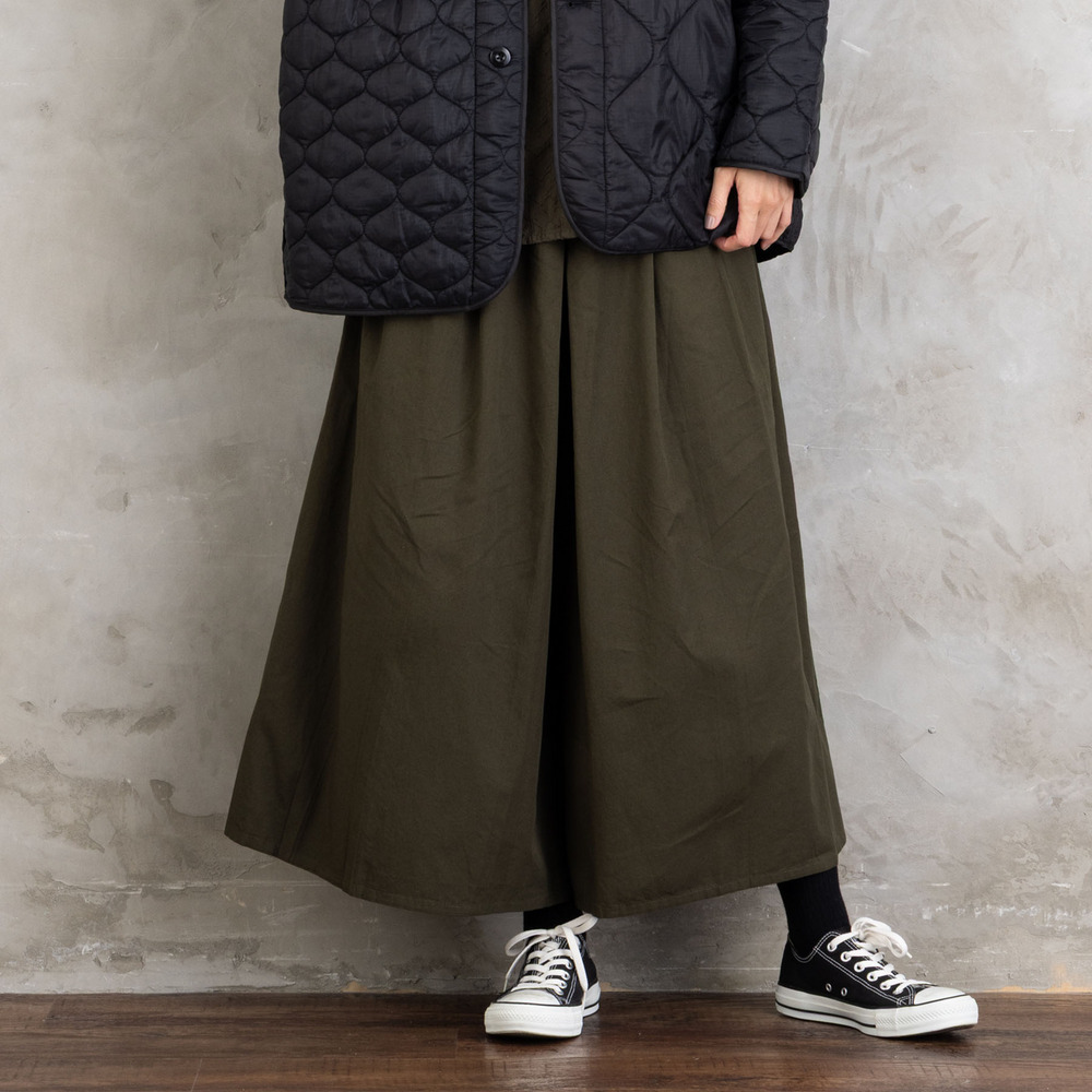 21号(6L~) INDESIGN コットンツイルワイドパンツ1