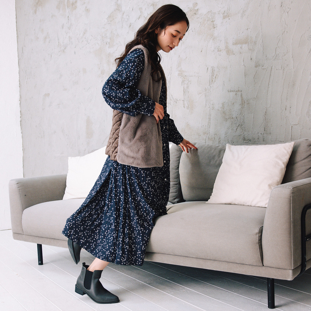 21号(6L~) FONTLAB カットベロア×エコファーコンビジレ13