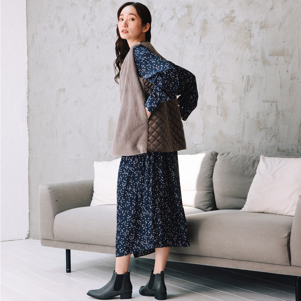 21号(6L~) FONTLAB カットベロア×エコファーコンビジレ14