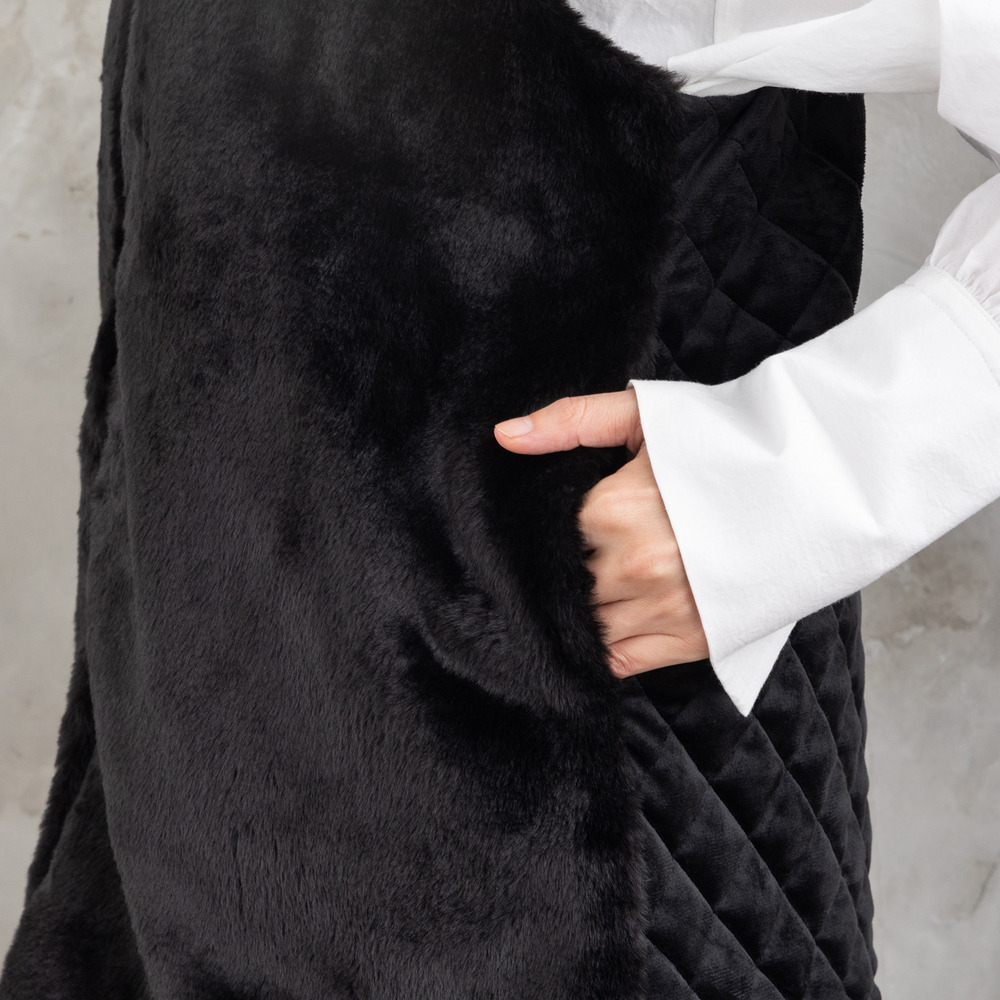 21号(6L~) FONTLAB カットベロア×エコファーコンビジレ22