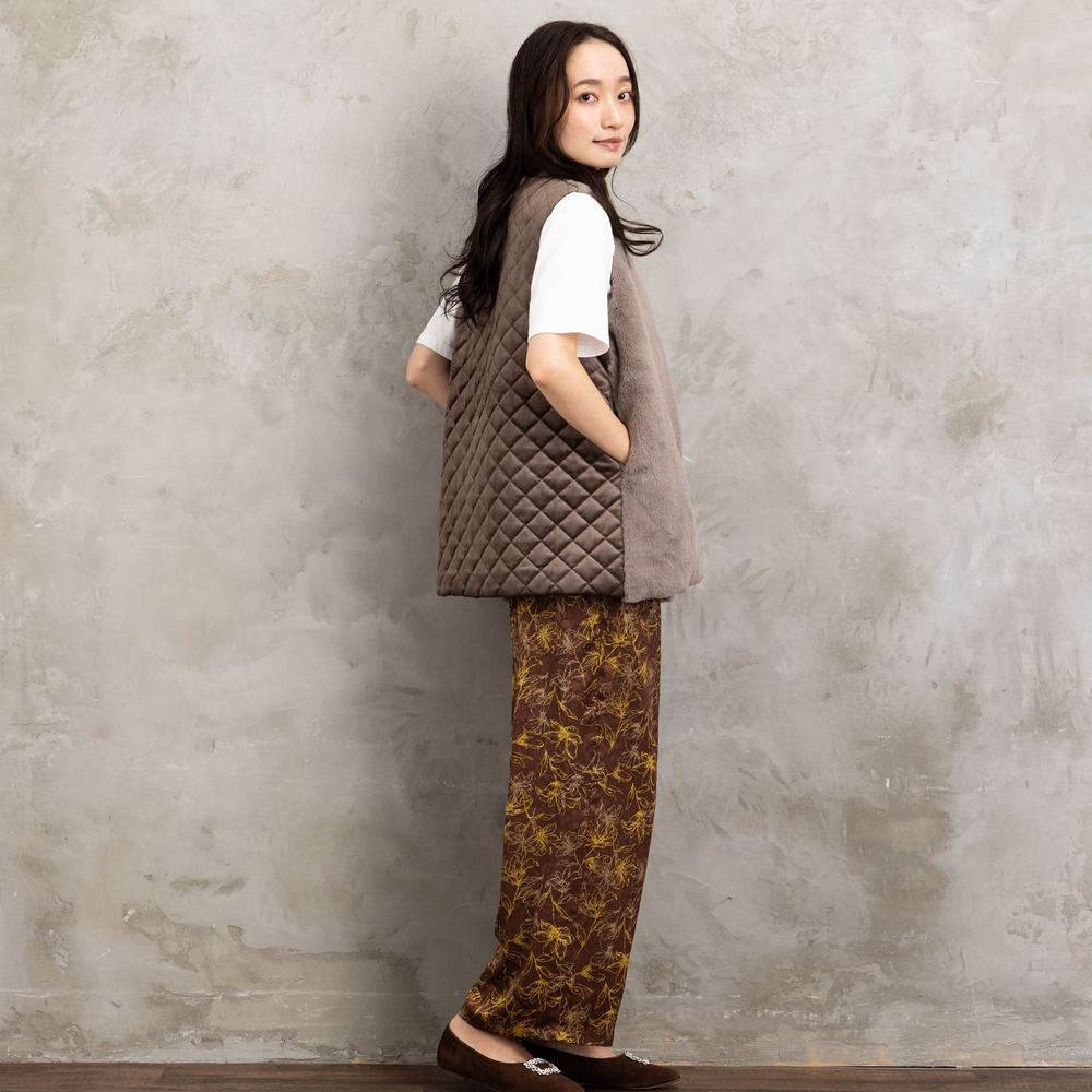 21号(6L~) FONTLAB カットベロア×エコファーコンビジレ3