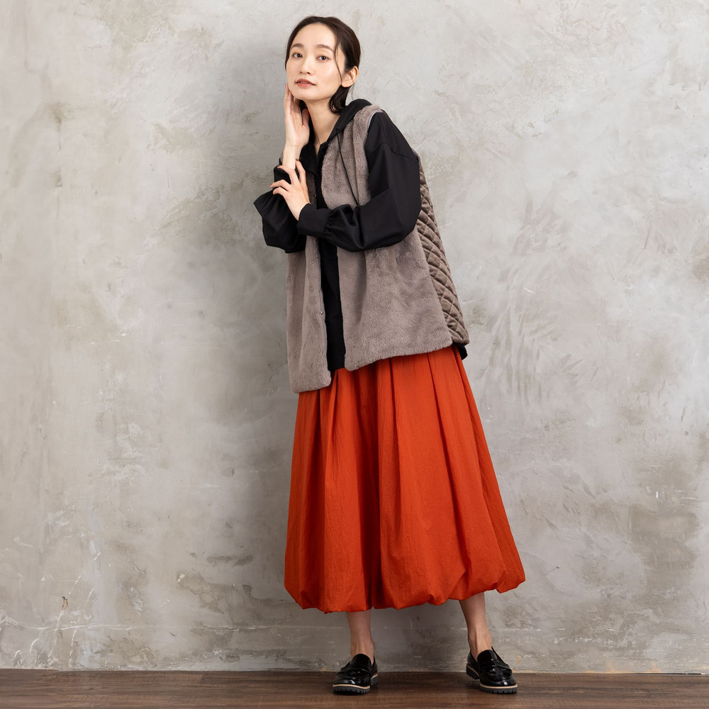 21号(6L~) FONTLAB カットベロア×エコファーコンビジレ5