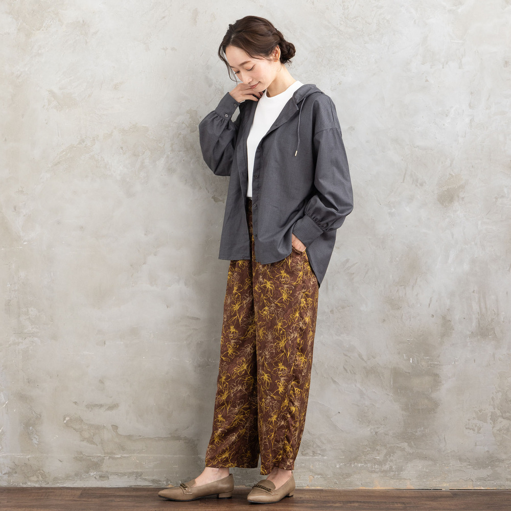 21号(6L~) FONTLAB ウールライクフーディーブルゾン10