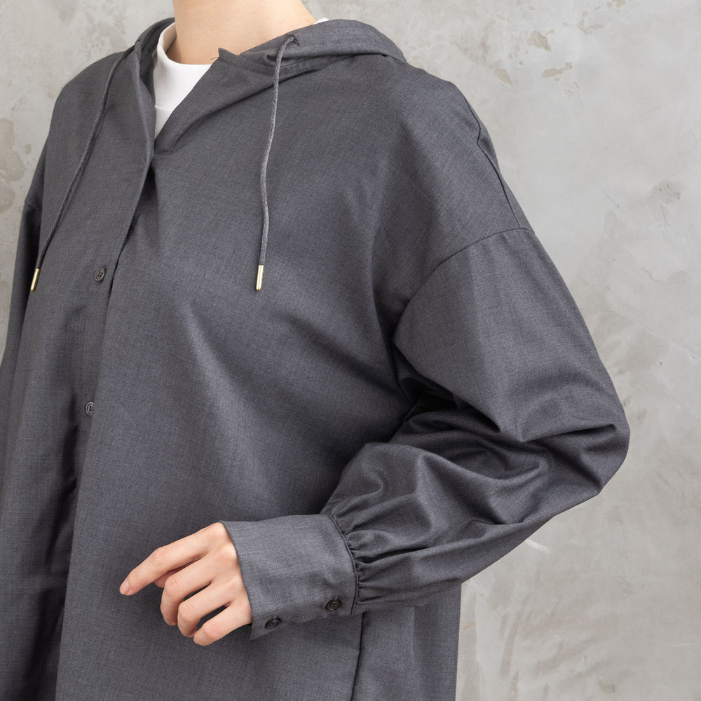 21号(6L~) FONTLAB ウールライクフーディーブルゾン17