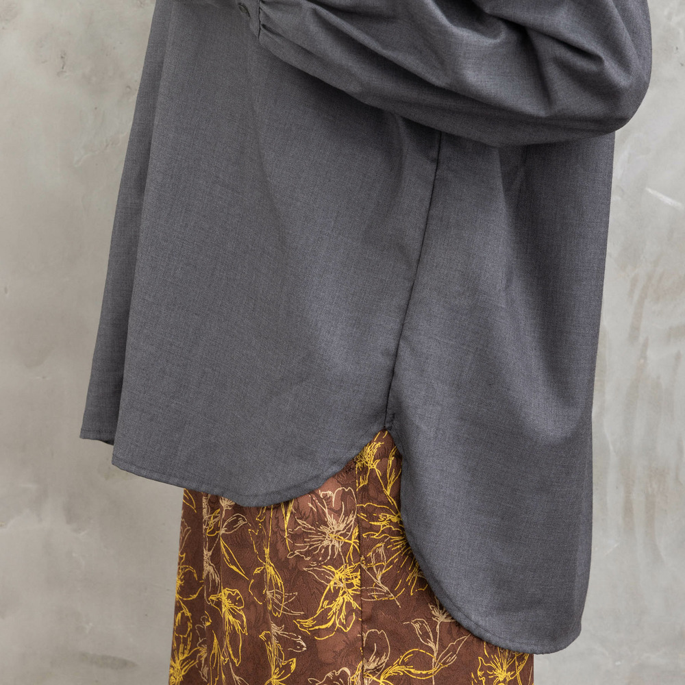 21号(6L~) FONTLAB ウールライクフーディーブルゾン18