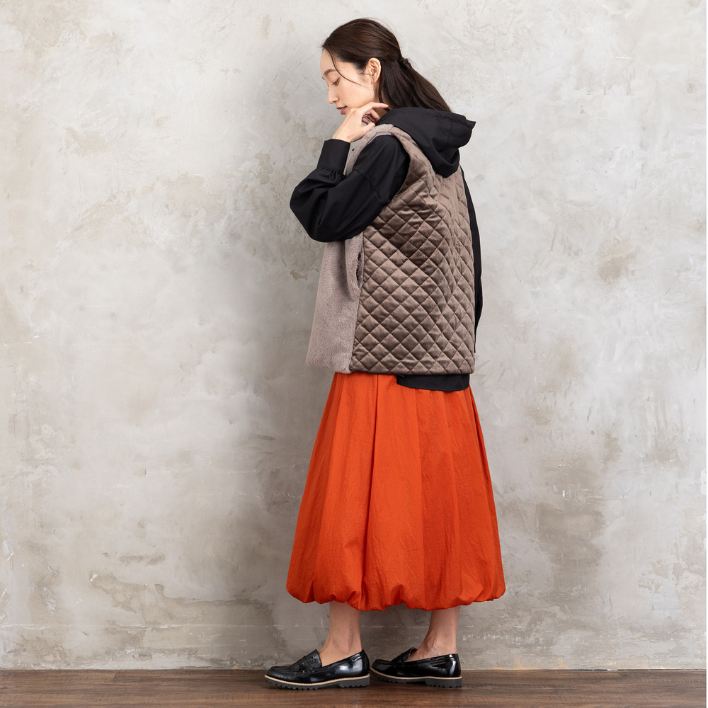 21号(6L~) FONTLAB ウールライクフーディーブルゾン4