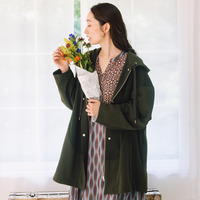 21号(6L～) FONTLAB 布帛コンビマウンテンパーカー