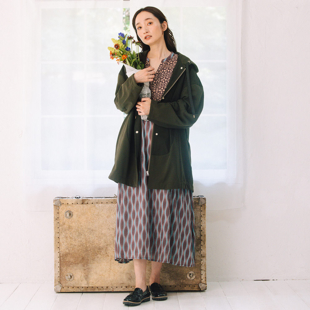 21号(6L~) FONTLAB 布帛コンビマウンテンパーカー3