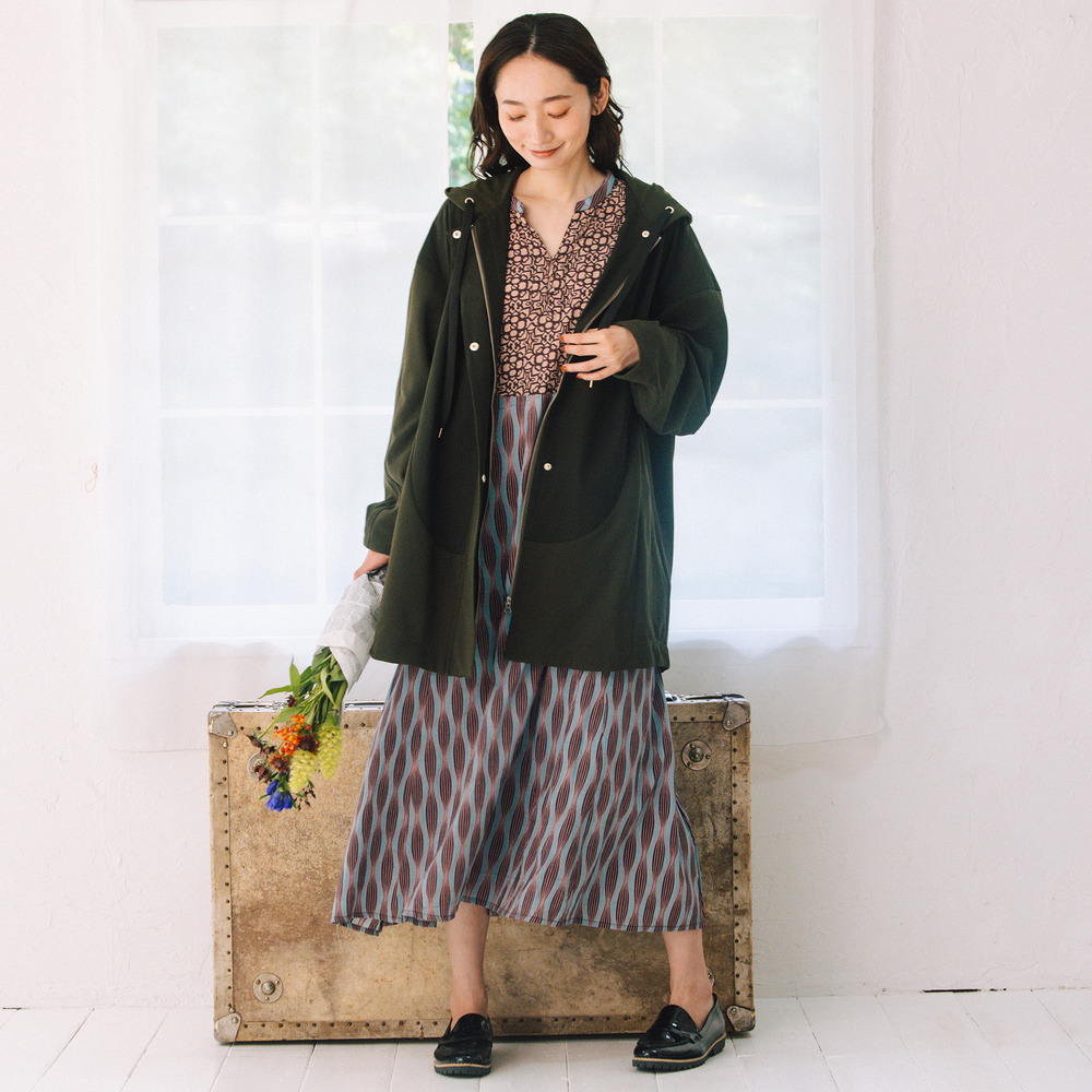 21号(6L~) FONTLAB 布帛コンビマウンテンパーカー6