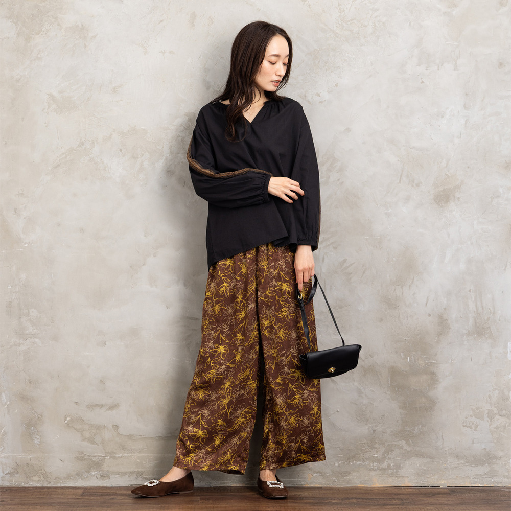 21号(6L~) INDESIGN チロリアンテープエンブロイダリーブラウス3