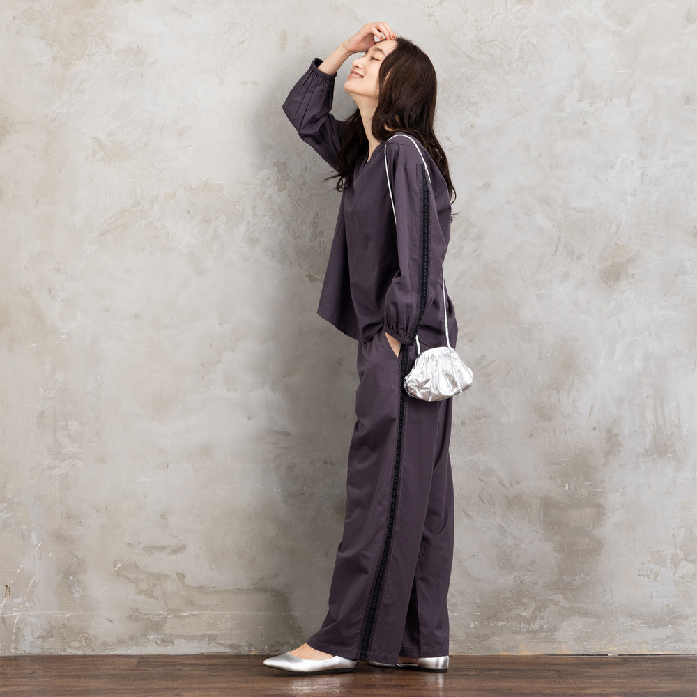 21号(6L~) INDESIGN チロリアンテープエンブロイダリーブラウス5