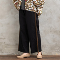 21号(6L～) INDESIGN チロリアンテープエンブロイダリーラインパンツ