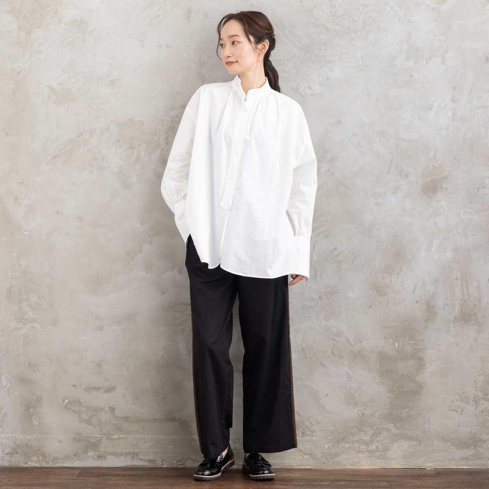 21号(6L~) INDESIGN チロリアンテープエンブロイダリーラインパンツ9