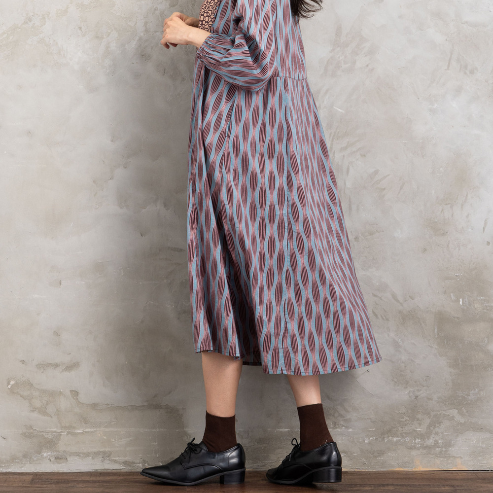 21号(6L~) INDESIGN MIXプリントスキッパーワンピース20