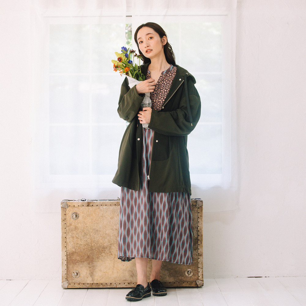 21号(6L~) INDESIGN MIXプリントスキッパーワンピース4