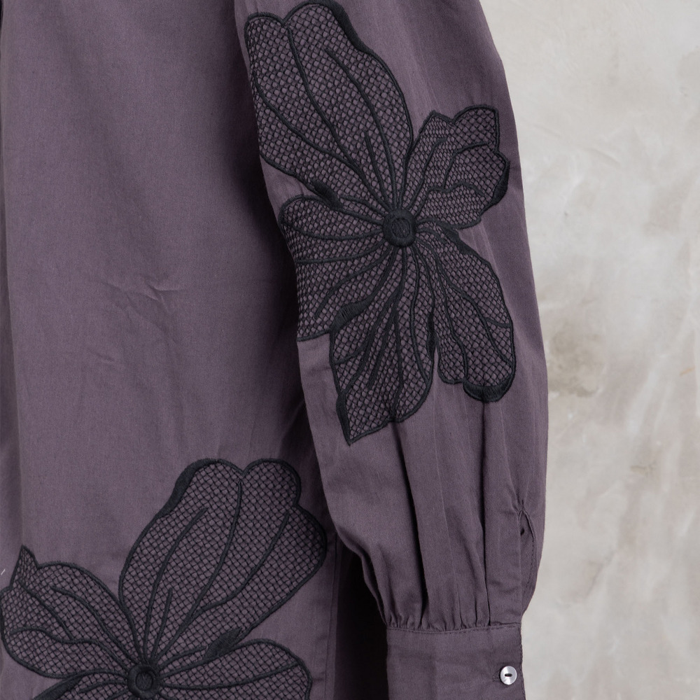 21号(6L~) INDESIGN フラワーエンブロイダリーシャツチュニック15