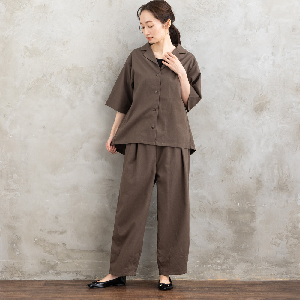 21号(6L~) FONTLAB リネンブレンドハーフスリーブジャケット12