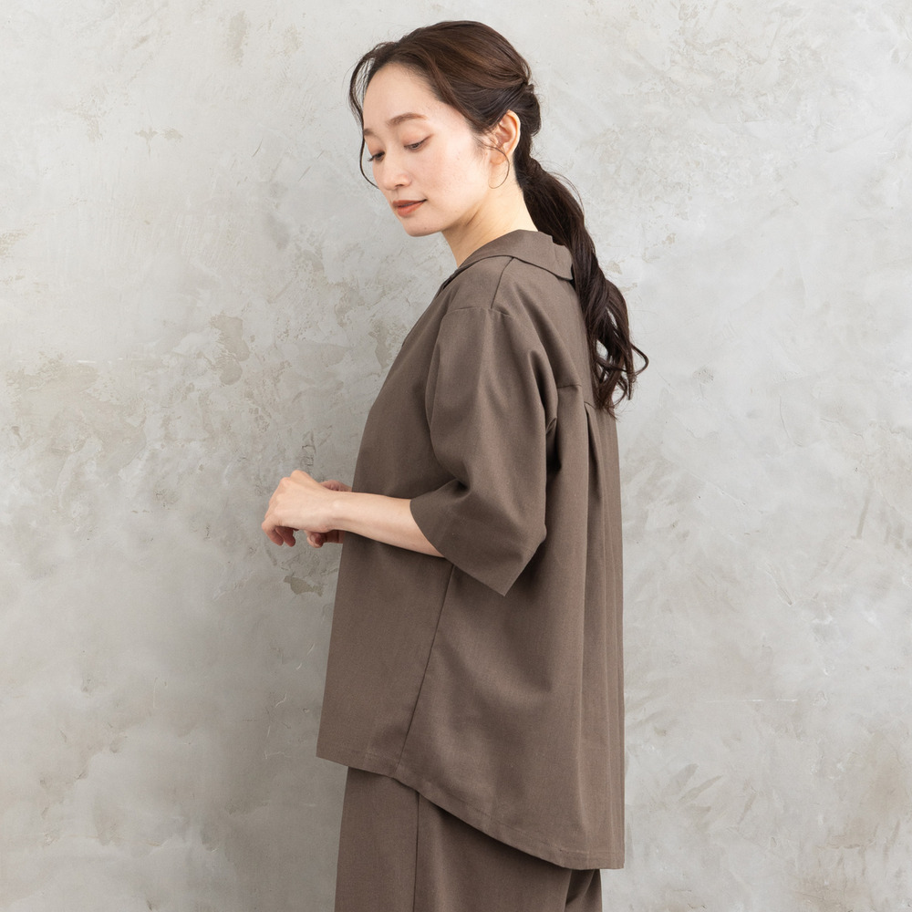 21号(6L~) FONTLAB リネンブレンドハーフスリーブジャケット13