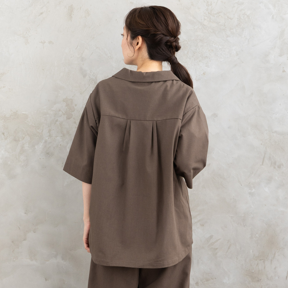 21号(6L~) FONTLAB リネンブレンドハーフスリーブジャケット14