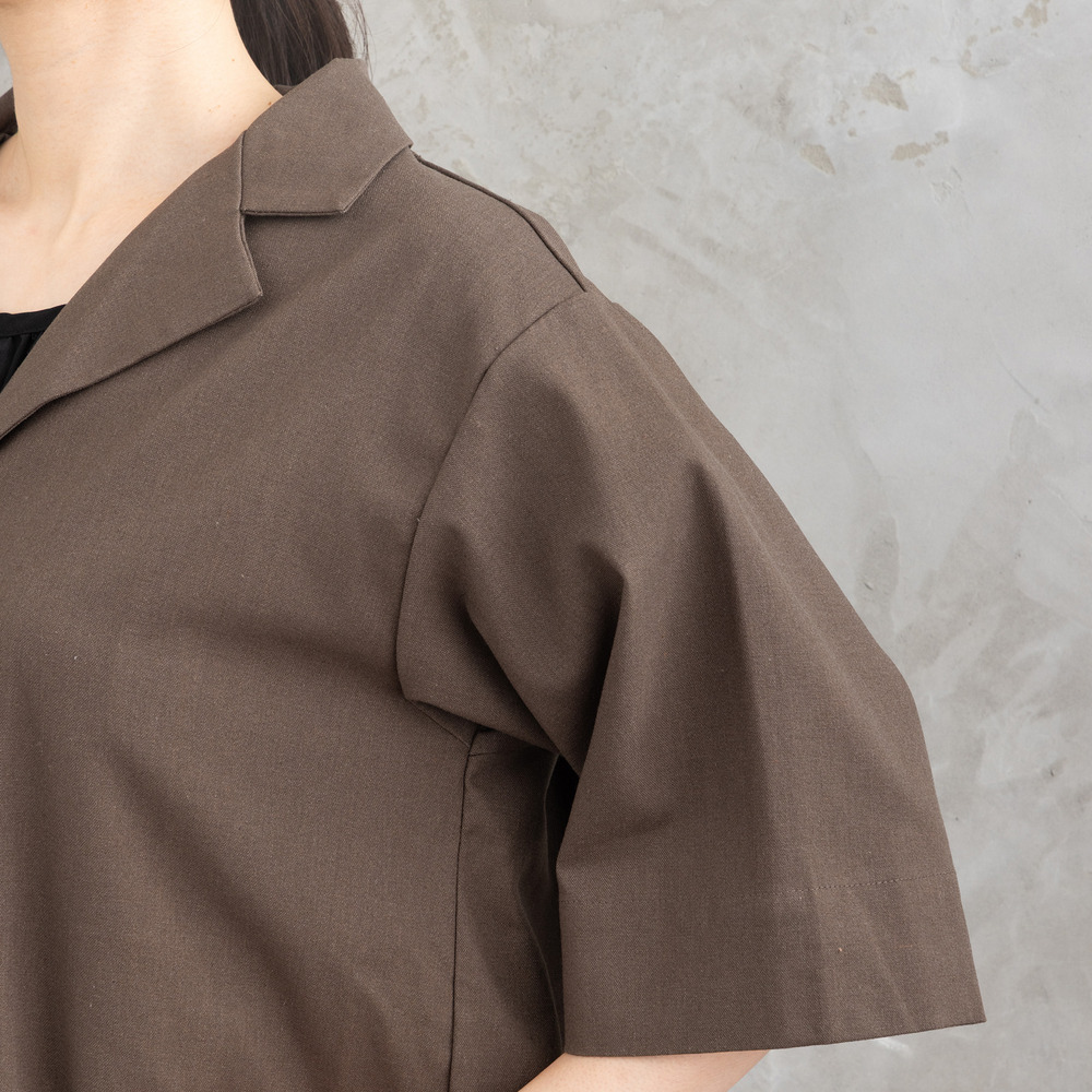 21号(6L~) FONTLAB リネンブレンドハーフスリーブジャケット17