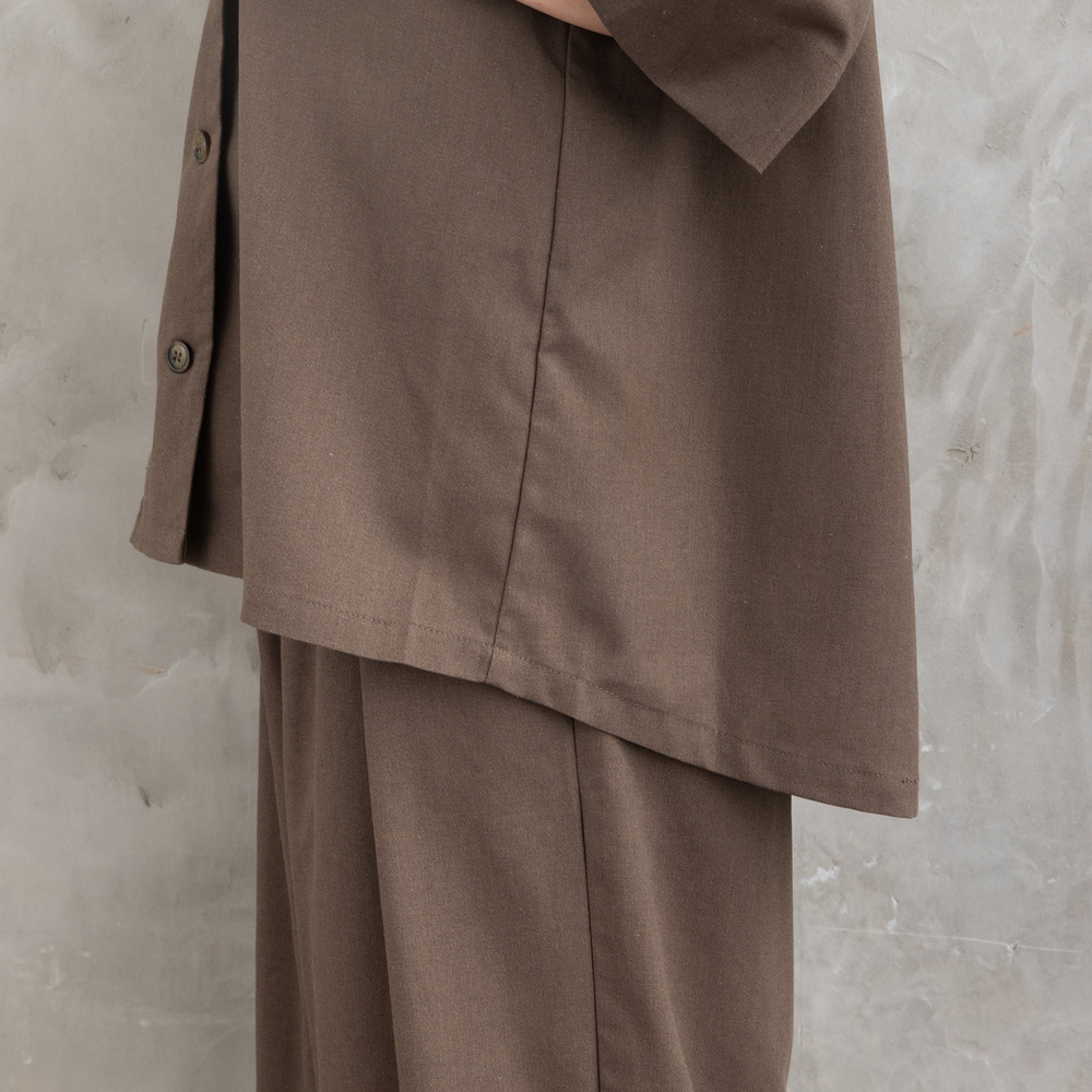 21号(6L~) FONTLAB リネンブレンドハーフスリーブジャケット18