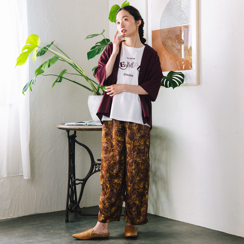 21号(6L~) FONTLAB リネンブレンドハーフスリーブジャケット2