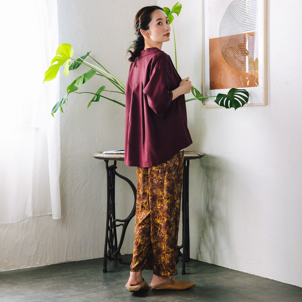 21号(6L~) FONTLAB リネンブレンドハーフスリーブジャケット4