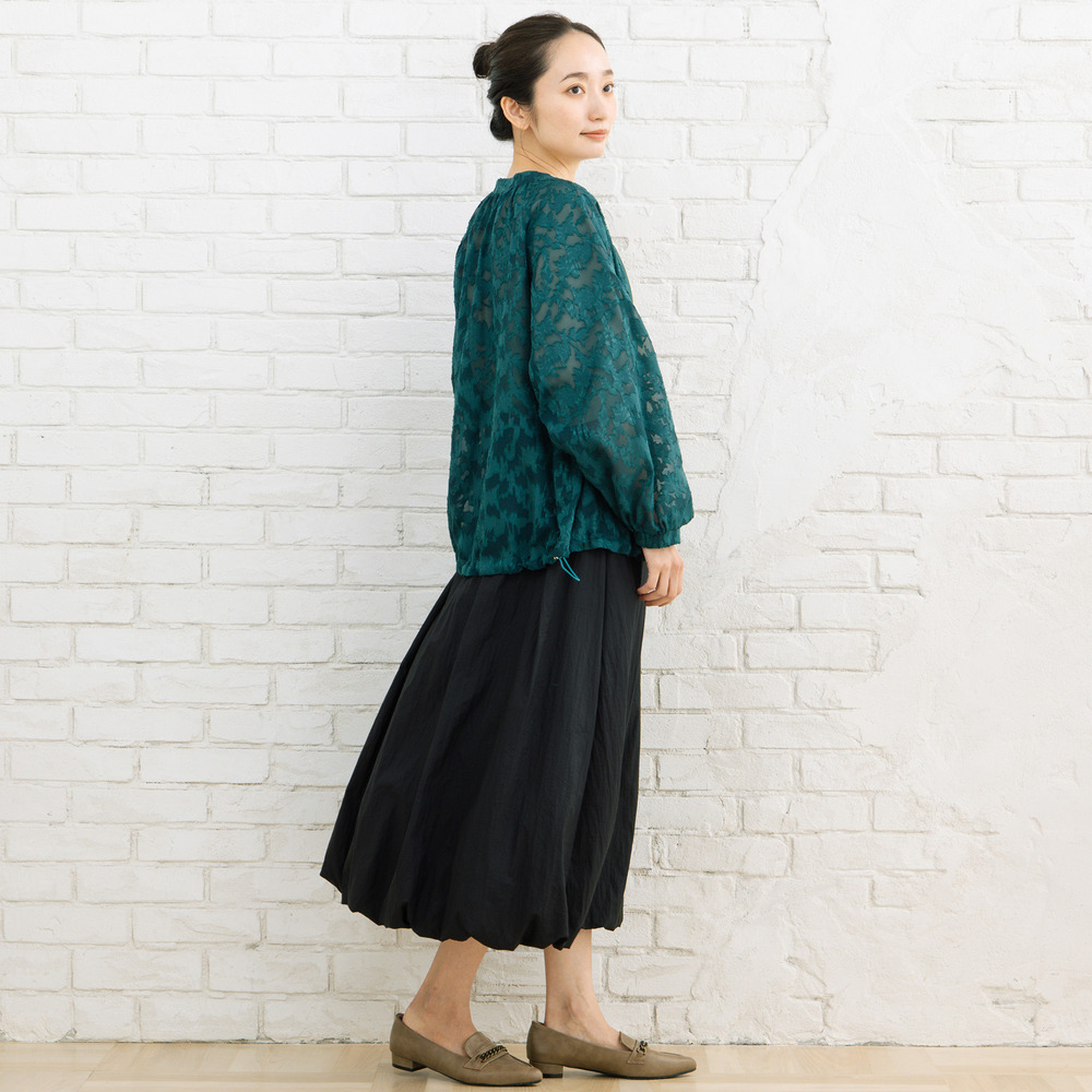 21号(6L~) FONTLAB フラワージャガードシアーブルゾン14