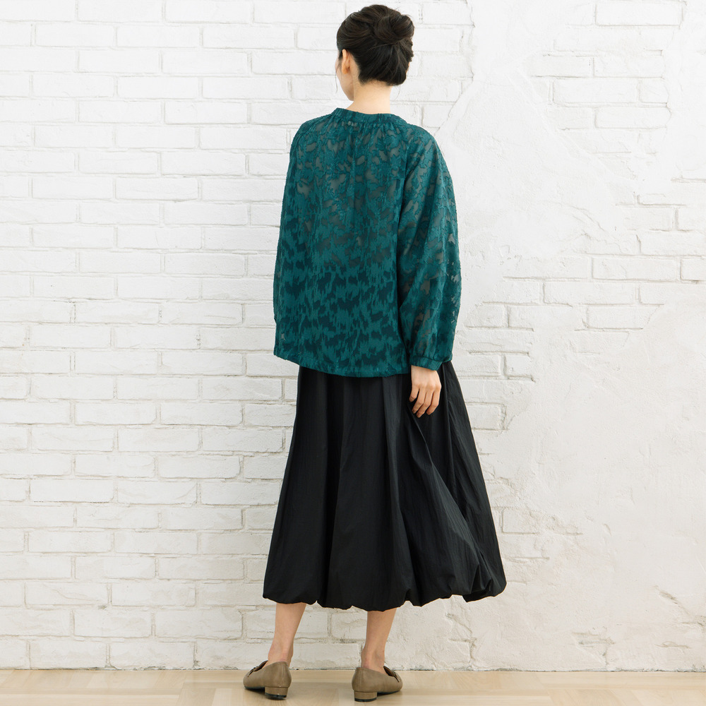 21号(6L~) FONTLAB フラワージャガードシアーブルゾン18