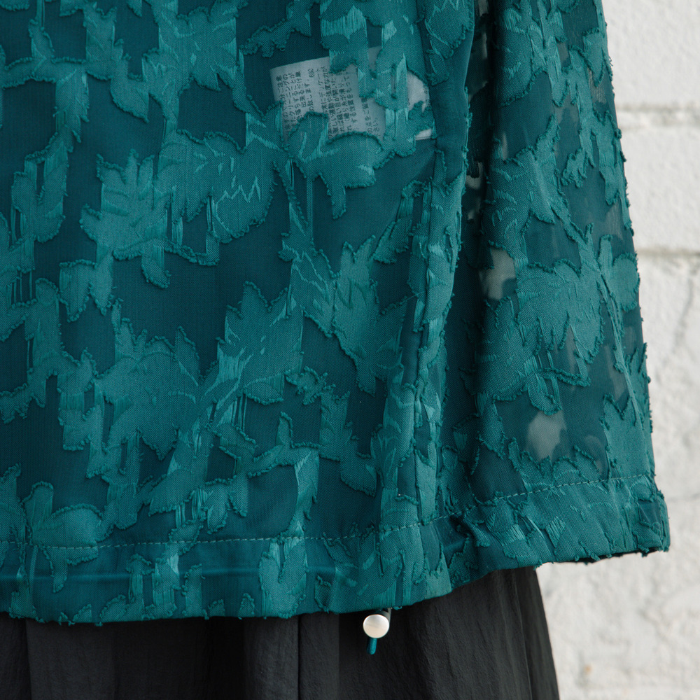 21号(6L~) FONTLAB フラワージャガードシアーブルゾン21