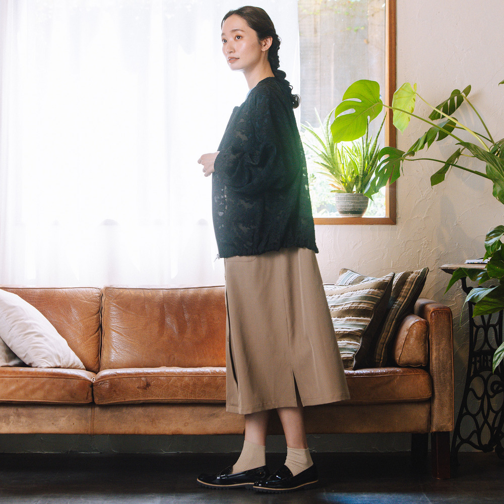 21号(6L~) FONTLAB フラワージャガードシアーブルゾン8