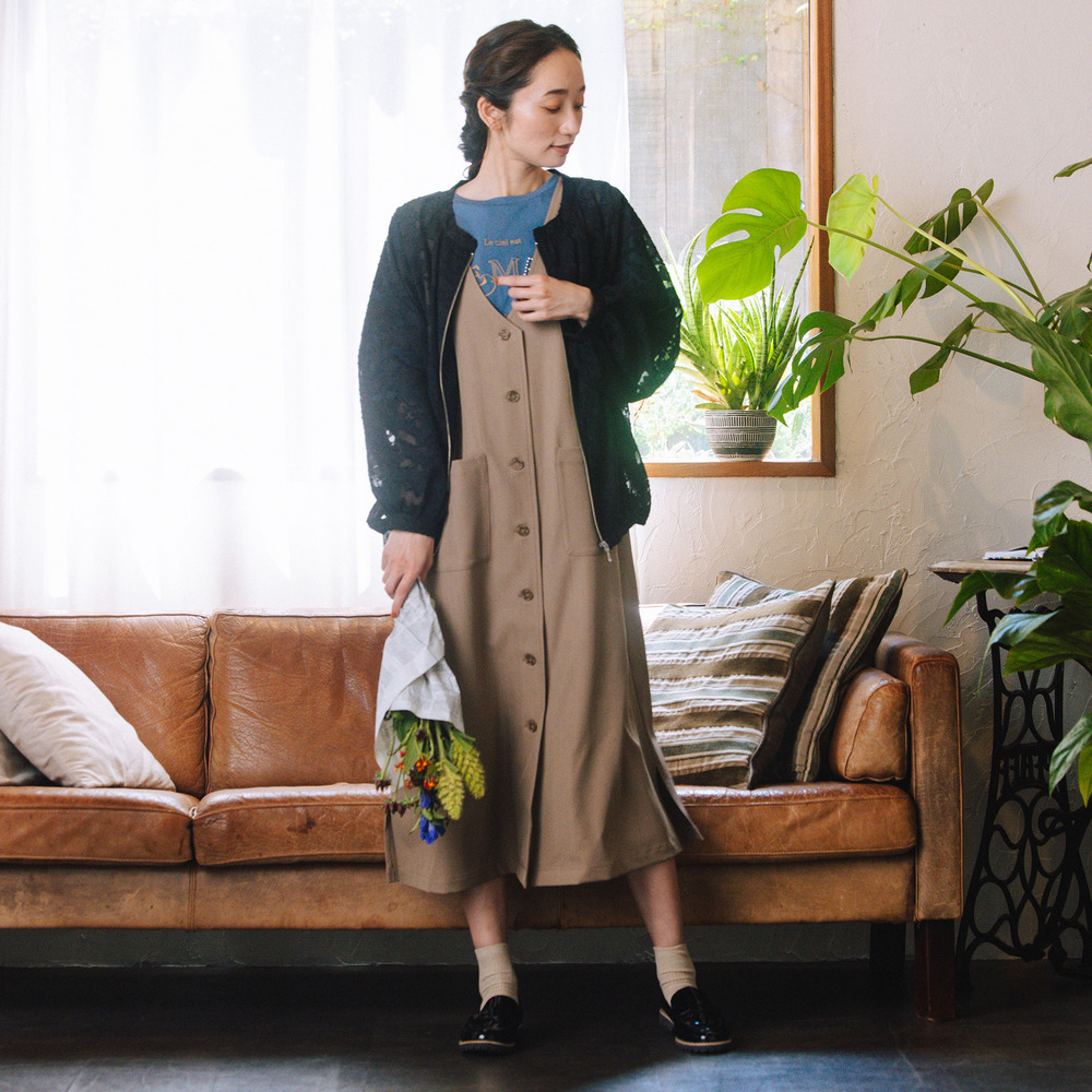 21号(6L~) FONTLAB 2WAYジレ×ジャンパースカート2