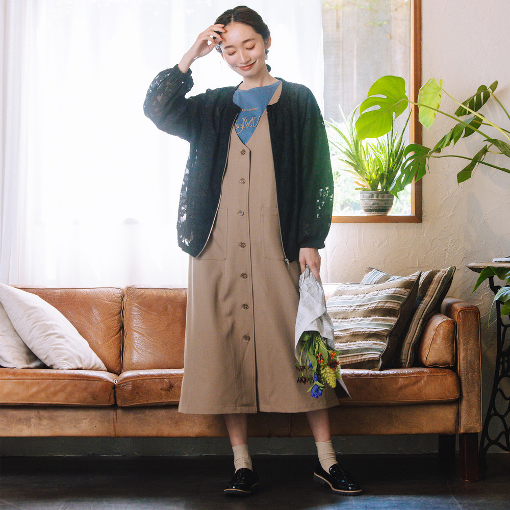 21号(6L~) FONTLAB 2WAYジレ×ジャンパースカート3