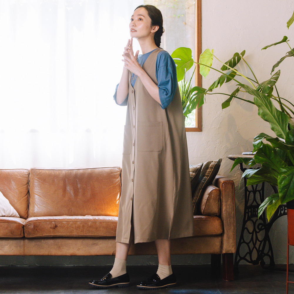 21号(6L~) FONTLAB 2WAYジレ×ジャンパースカート7