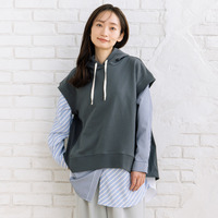 FONTLAB 布帛コンビフーディベスト