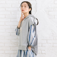 FONTLAB 布帛コンビフーディベスト