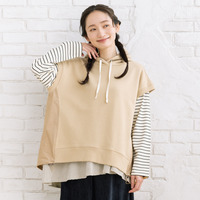 FONTLAB 布帛コンビフーディベスト