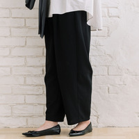 FONTLAB スムースポンチタックワイドパンツ