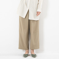 FONTLAB スムースポンチタックワイドパンツ