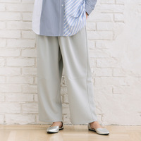 FONTLAB スムースポンチタックワイドパンツ