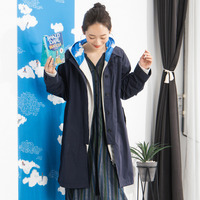 FONTLAB マルチウェイギャバジンステンカラーコート