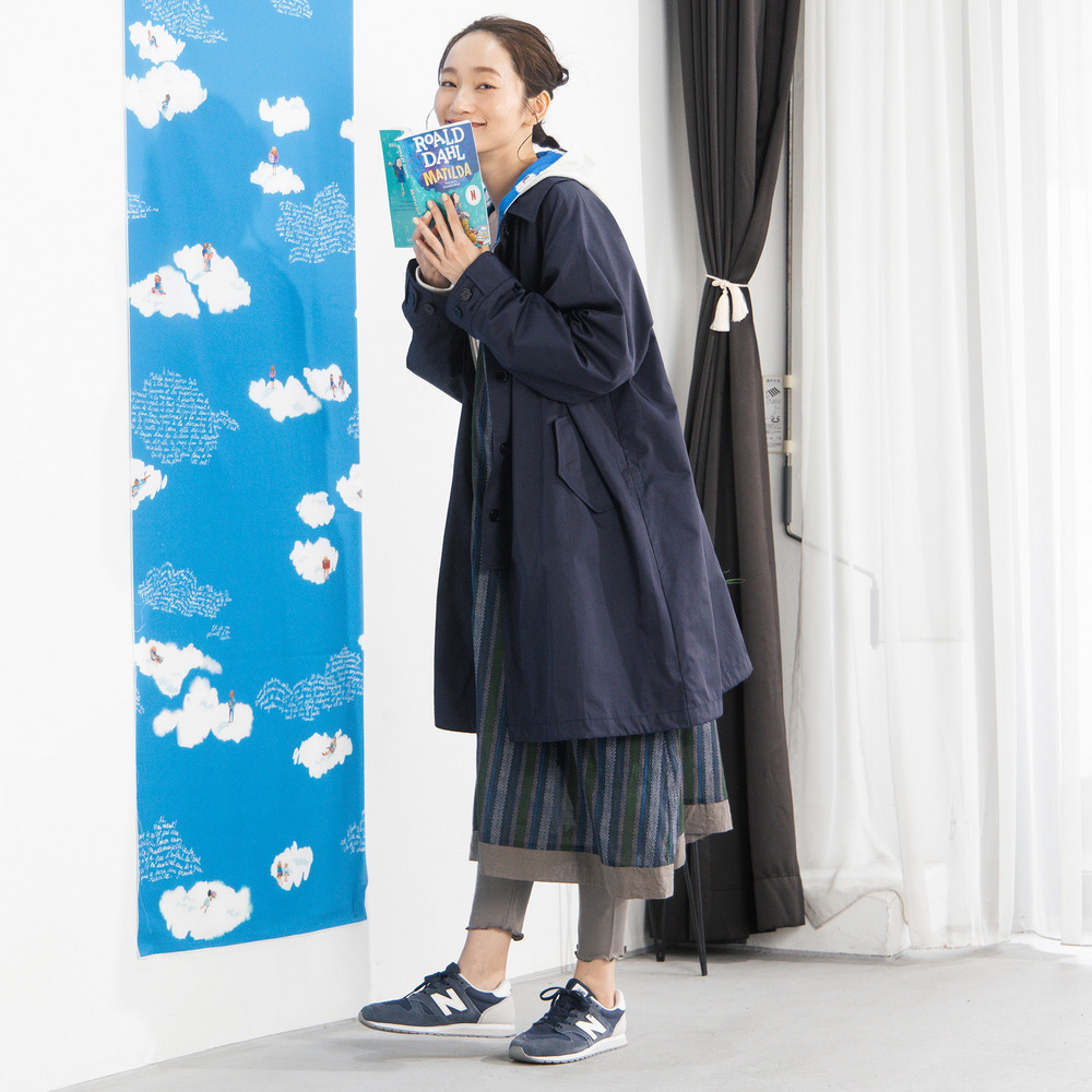 FONTLAB マルチウェイギャバジンステンカラーコート10