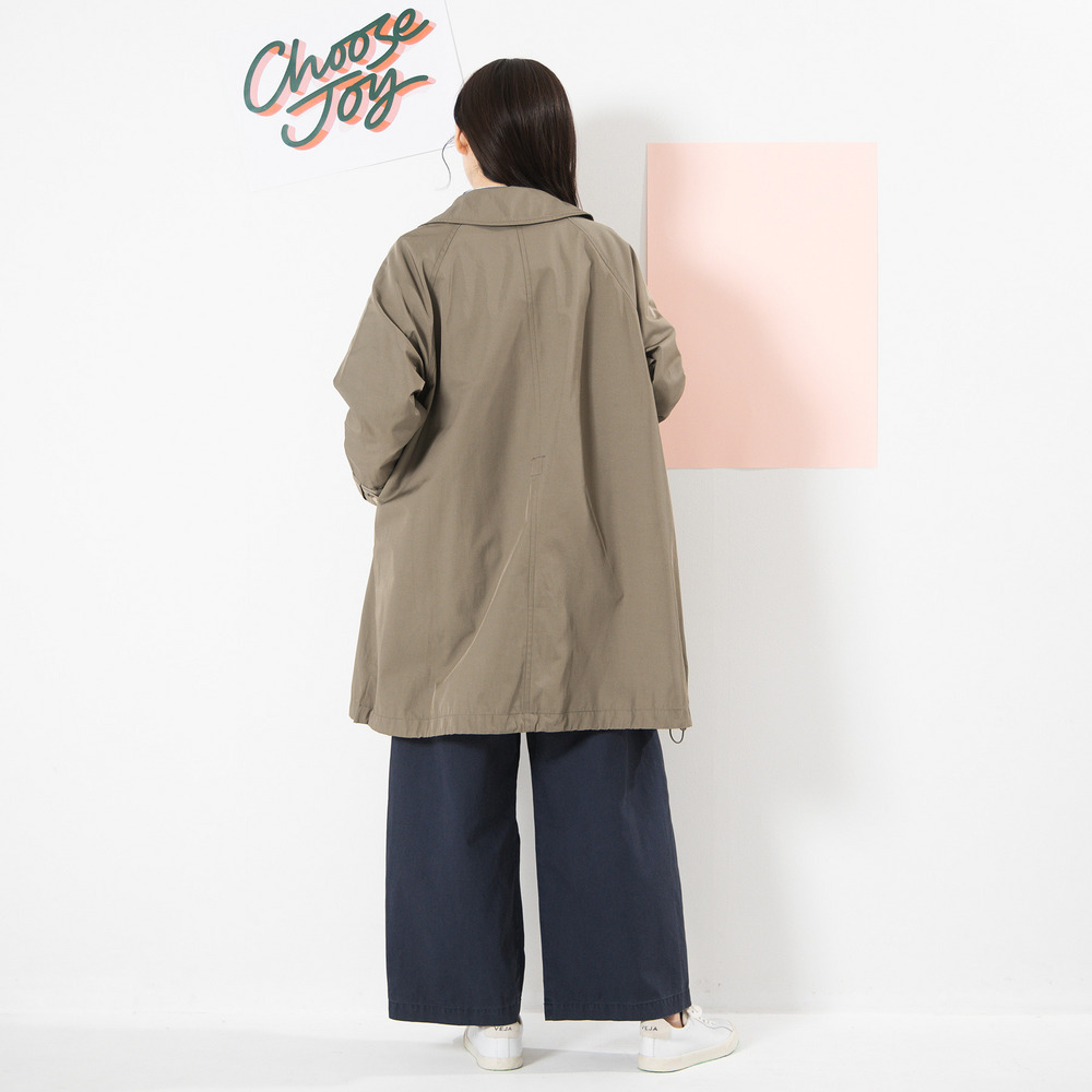 FONTLAB マルチウェイギャバジンステンカラーコート6