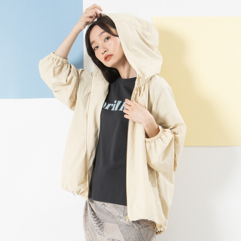 FONTLAB ナイロンタフタジップブルゾン