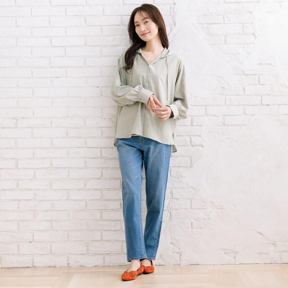 21号(6L~) FONTLAB ナチュラルエアータンブラーフーディブラウス1