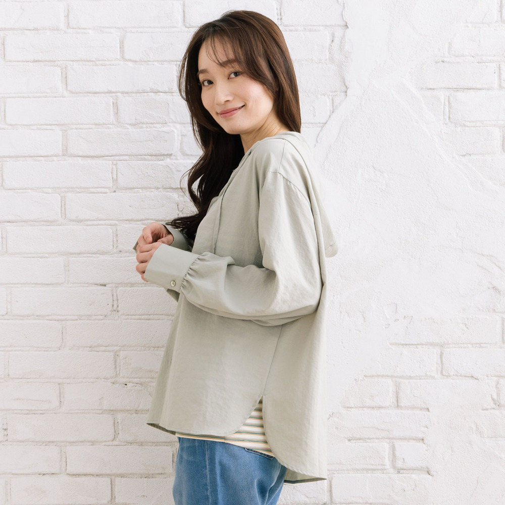 21号(6L~) FONTLAB ナチュラルエアータンブラーフーディブラウス12