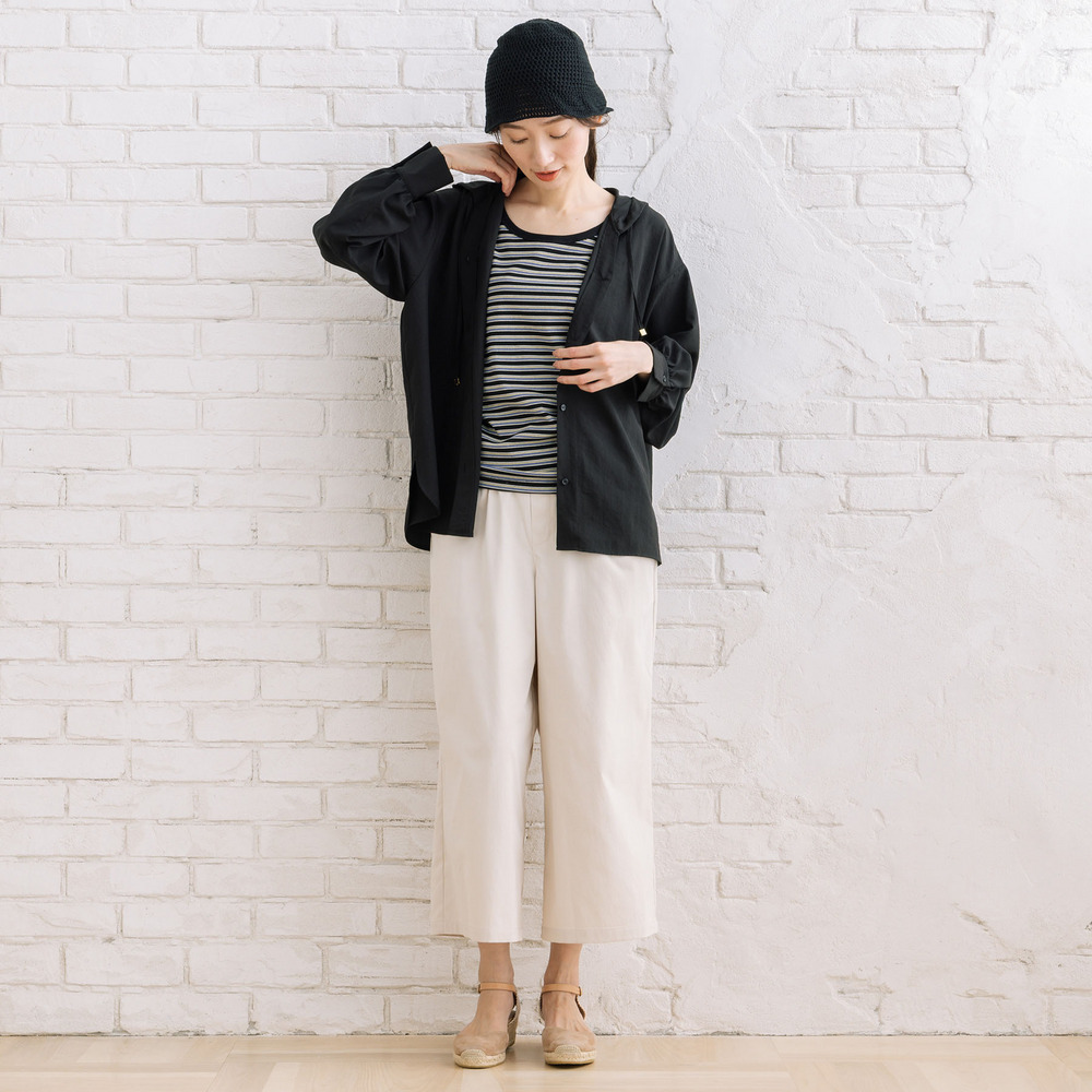 21号(6L~) FONTLAB ナチュラルエアータンブラーフーディブラウス6