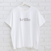 FONTLAB 【COOL・抗菌・消臭・】シルケットフロッキーロゴTシャツ