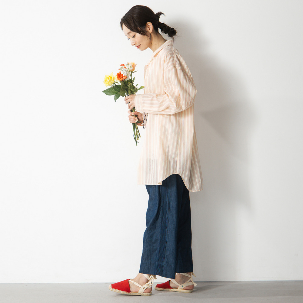 INDESIGN ピンタックラインデニムパンツ4